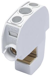 Borne pour barre collectrice WM WBBD 16 GY 114A 16mm² 15.2mm gris