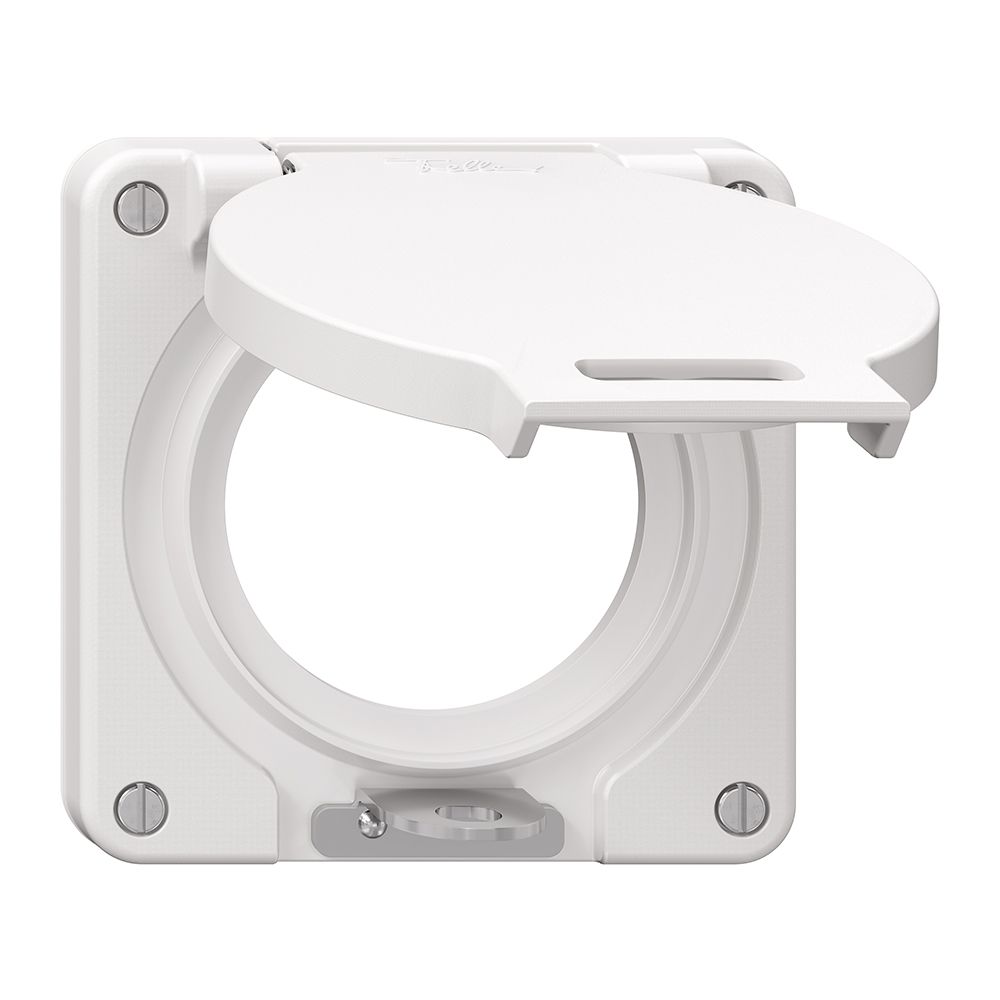 Coperchio con coperchio ribaltabile NEVO Ø53mm chiudibile bi (guarn.bi)