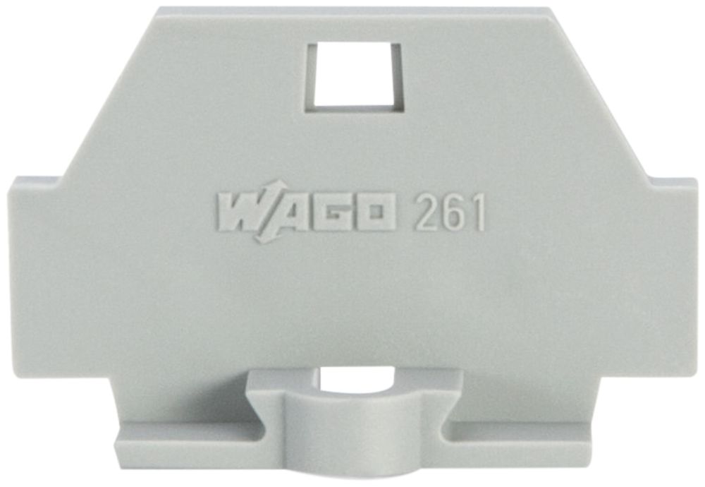 Parete d'estremità WAGO 2.5mm² grigio