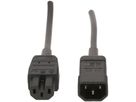 Apparatekabel MAX HAURI C14/C15 Td 3×1mm² 2.5m schwarz