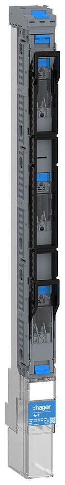 NH-Lastschaltleiste Hager FV+ NH00 3P 160A 690V 100kA Schraubanschluss