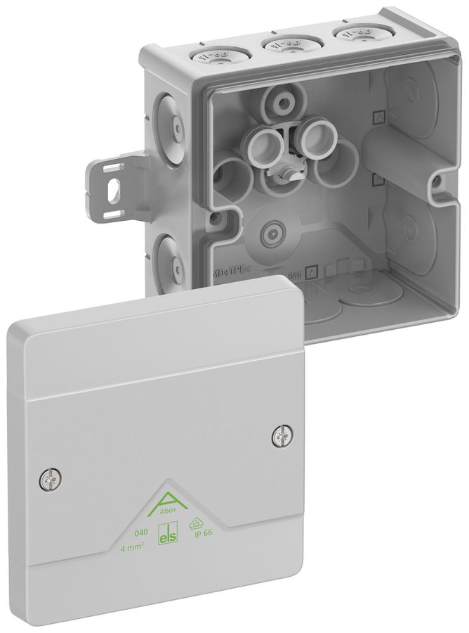 Boîte de dérivation AP Spelsberg Abox 040 AB-L 102×102×57mm IP66 gr