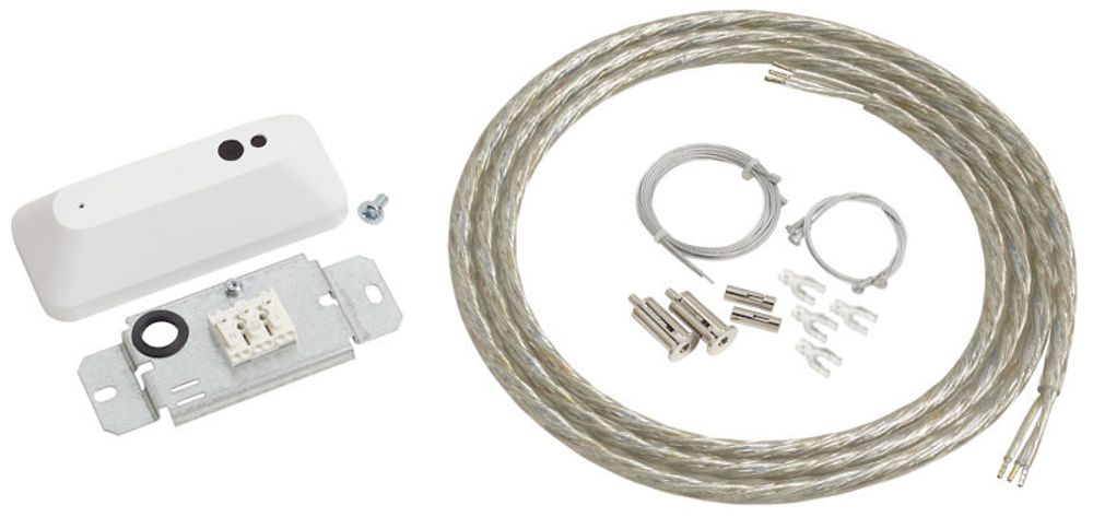 Abhängeset Rana mit Anschlusskabel 3×1.5mm² transparent, 1.5m