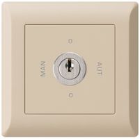 UP-Drehschalter 0-Man-0-Aut. kallysto.line 2/1L beige mit Schloss