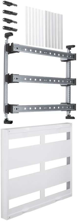 Baustein Hager univers N 450×500mm für Reiheneinbaugeräte waagrecht 6×12 PLE