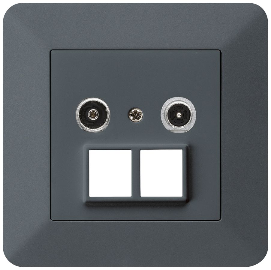 UP-Multimediadose kallysto.trend R/TV 19dB 2GHz anthrazit