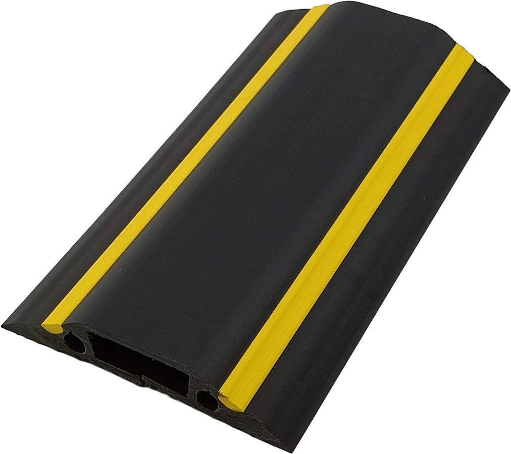 Canale guidacavi a pavimento ELBRO 83×15mm 9m giallo/nero