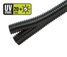 Wellschlauch DUPLEX PP-UV NW37 schwarz