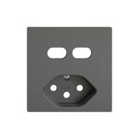 Kit di montaggio EDIZIO.liv SNAPFIX® per combi.USB C+C/presa T13 grs