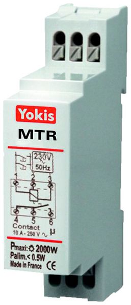 Relè di sovracorrente AMD Yokis 2000W 230V 10A 2500VA