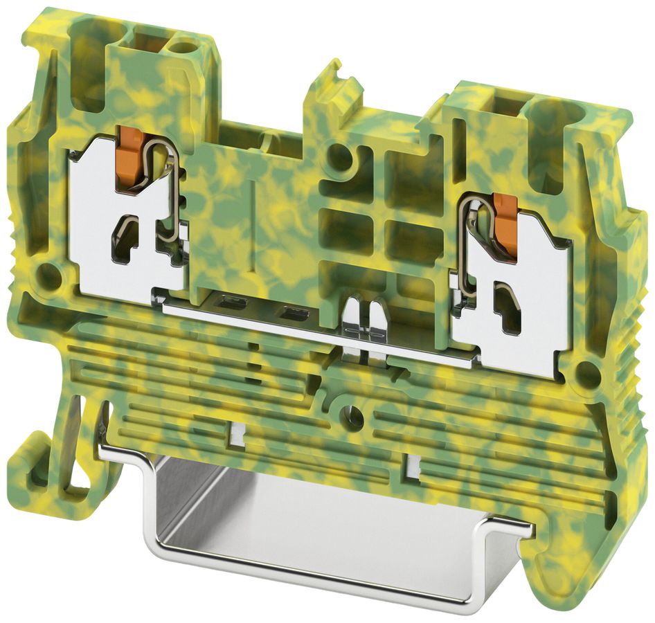 Morsetto di terra componibile PX XT 1.5-PE 1.5mm² 2×1 ve-gi