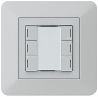 Tasto INC kallysto.trend KNX 6×LED RGB s/e-link grigio chiaro