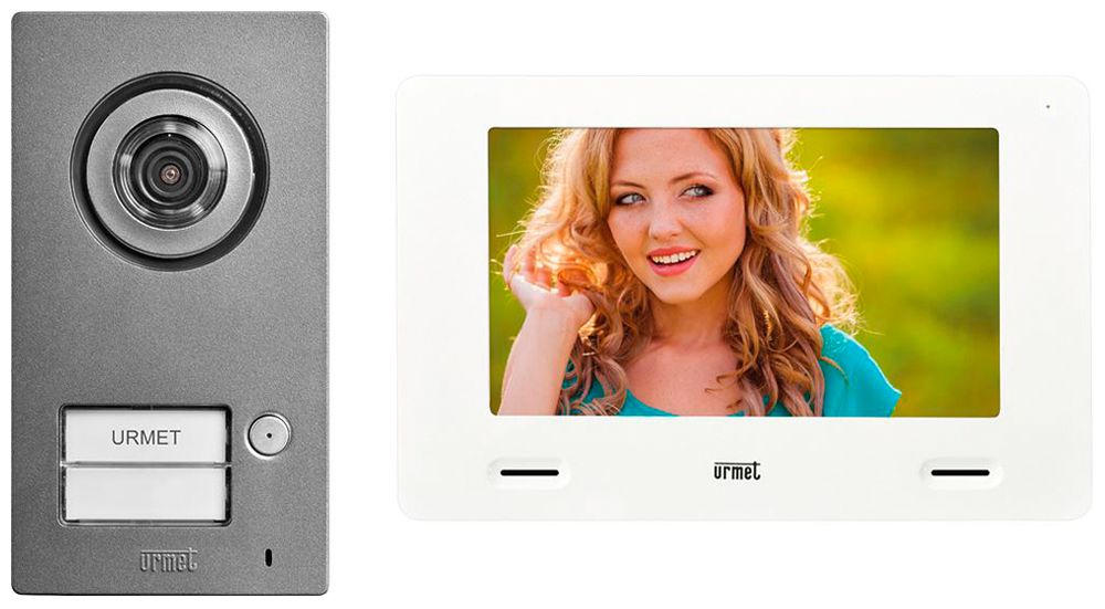 Kit de station de porte vidéo Urmet Mini Note pour maison 1-famille