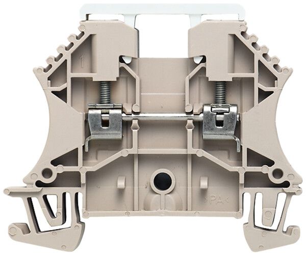 Borne à thermocouple Weidmüller WDU /TC type K connexion à vis 2.5mm² beige