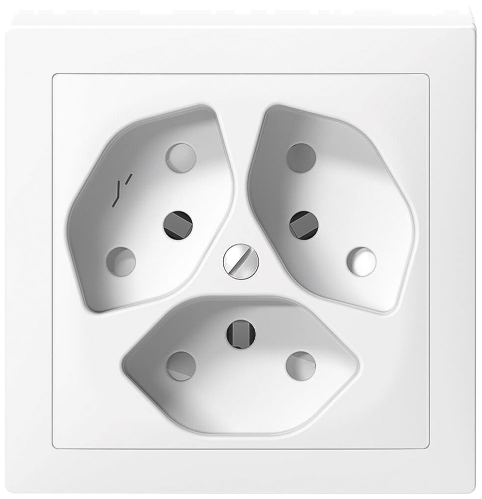 Prise AP SIDUS 3×T13/1 blanc