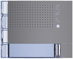 Frontblende für Tür-Lautsprecher-Modul Sfera mit 1 Ruftaste graphitgrau