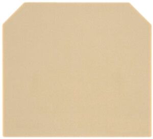Plaque de fermeture Weidmüller SAK4-10 40×1.5mm beige