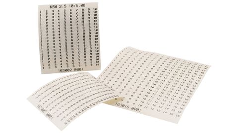 Étiquettes de marquage KSW