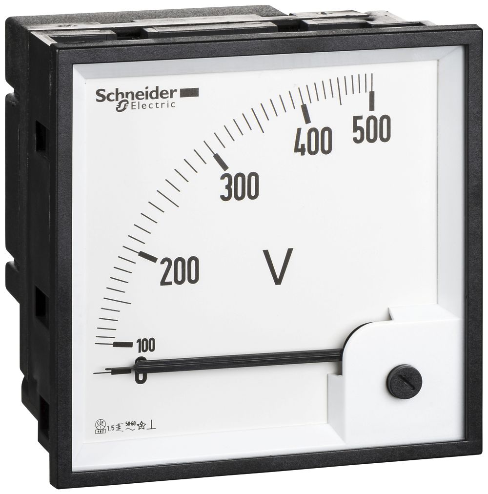 Voltmeter analog 0…500V 96×96