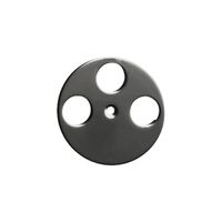 Frontscheibe FH schwarz, für SAT-Dose