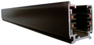 3-Phasen-Stromschiene DOTLUX, 1000mm, schwarz matt