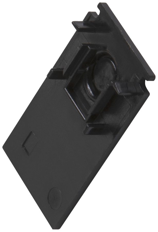 Cappa terminale SLV 48V TRACK materia sintetica 26×2×47mm nero