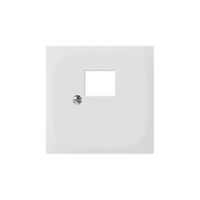 Plaque frontale SIDUS pour RJ45 blanc