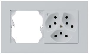 Combinaison ENC kallysto.pro grd.I-I horizontale vide+3×type 13S gris clair
