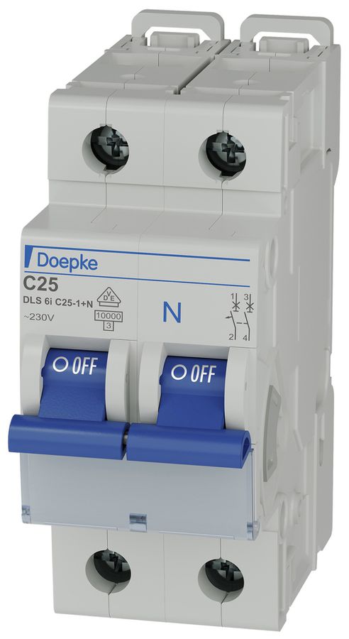 Disgiuntore Doepke DLS 6I, C25, 1L+N, 10 kA