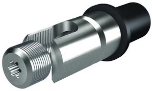 Leitungshalter Flury AV 21 mit Neoprendübel, Al, Ø 6…10mm