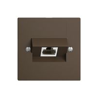 Einsatz zu UP-Anschlussdose 1×RJ45/s 4P ITplus EDIZIOdue coffee