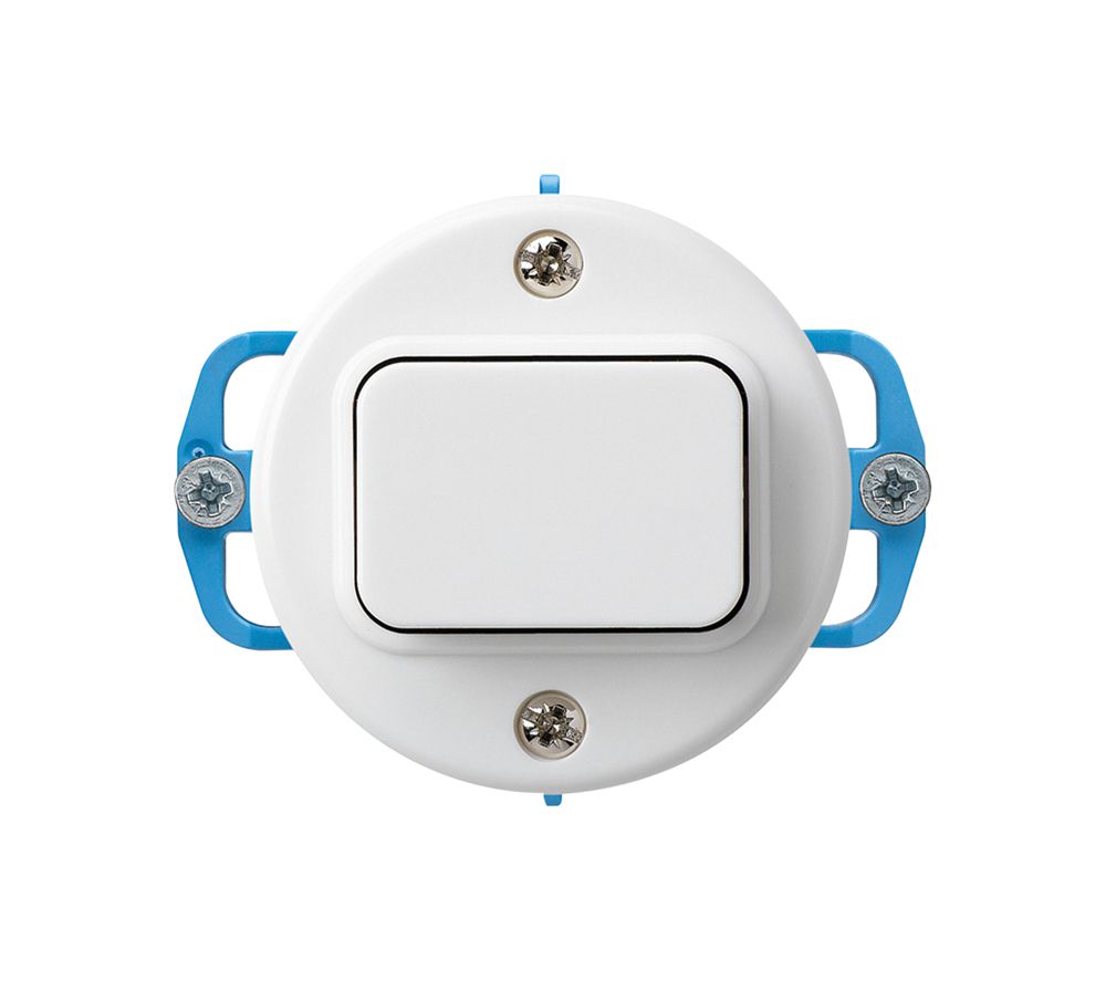 Einsatz zu UP-Drucktaster basico W/1L weiss