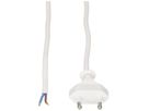 Anschlusskabel MH WIRE PVC 2.5A 230V 2×0.75mm² T26 gerade 3m ws