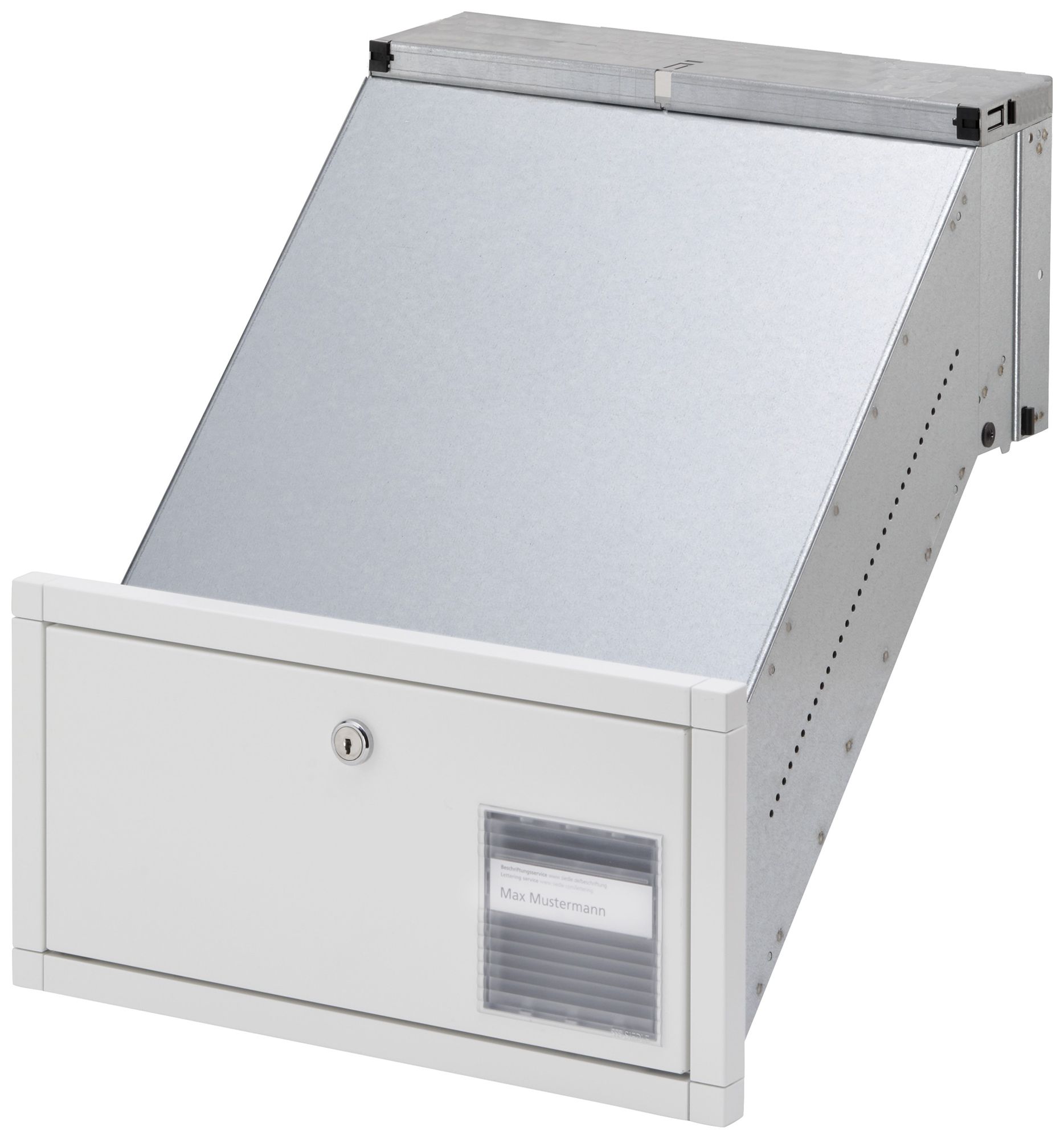 Briefkasten Siedle Classic 1× 293×151×290mm silber