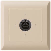 UP-Drehschalter kallysto.line 0/1L beige für Sicherheitsschloss ohne Zylinder