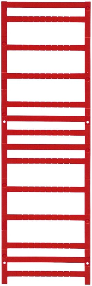 Klemmenmarkierer Weidmüller MultiFit 5×5mm WAGO/Legrand/Entrelec PA66 rot