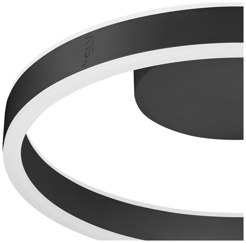 LED-Decken-/Wandleuchte SLV ONE 40 CW 14W 450lm 927/930 DALI Ø400 schwarz