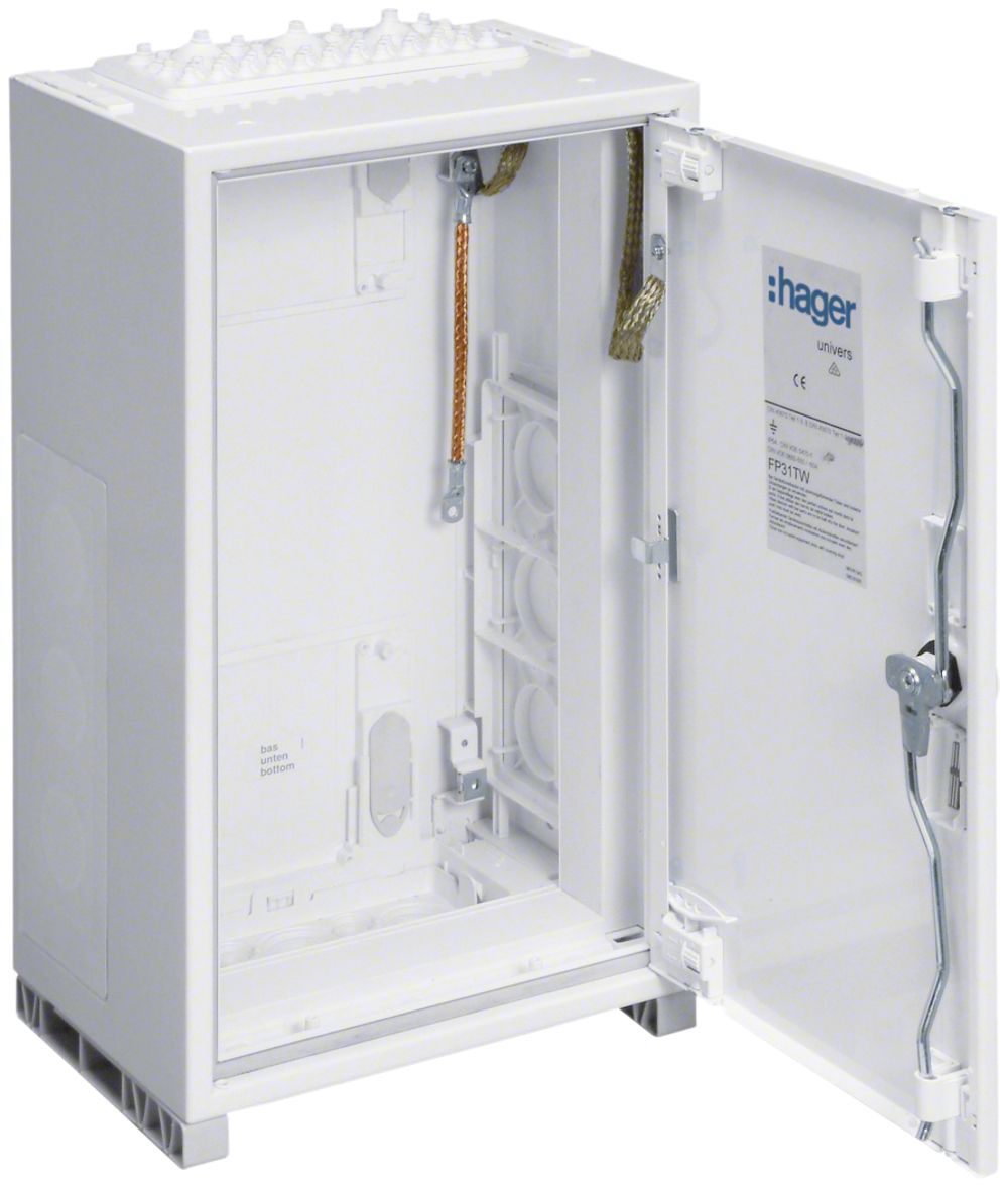 Armadio murale Hager univers con porta CP I IP54 300×500×205mm