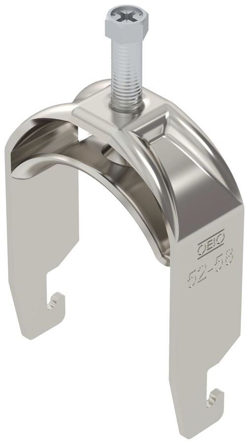 Fixation rapide BET 2056 pied à U métal 52…58mm 1×câble A4 1.4571