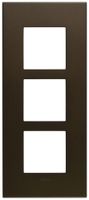 UP-Kopfzeile Legrand Arteor 1×3 horizontal 213×92mm Dark Bronze