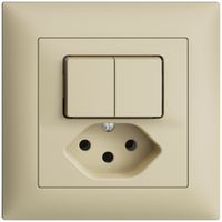 UP-Kombination 2×A-R/1P+T13 EDIZIOdue vanille