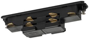 Längsverbinder SLV für AP-Stromschiene S-TRACK DALI 3-phasig schwarz