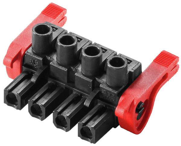 Buchsenstecker Weidmüller BLZ HP Löseriegel 7.62mm 2L verzinnt schwarz