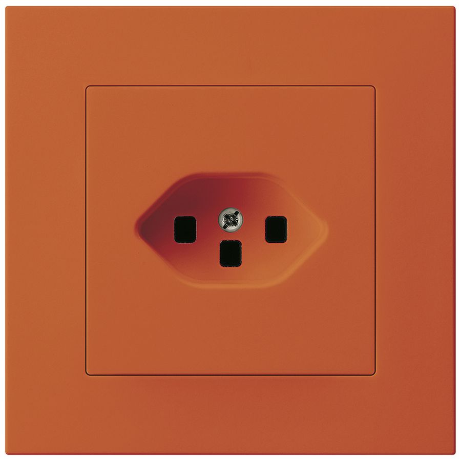 UP-Steckdose Hager KPR, 1×T23, 16A 250V, orange