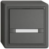 AP-Universaltaster EDIZIO.liv UNI SNAPFIX® o.LED 1× 2-Tbed.Pap.dgu