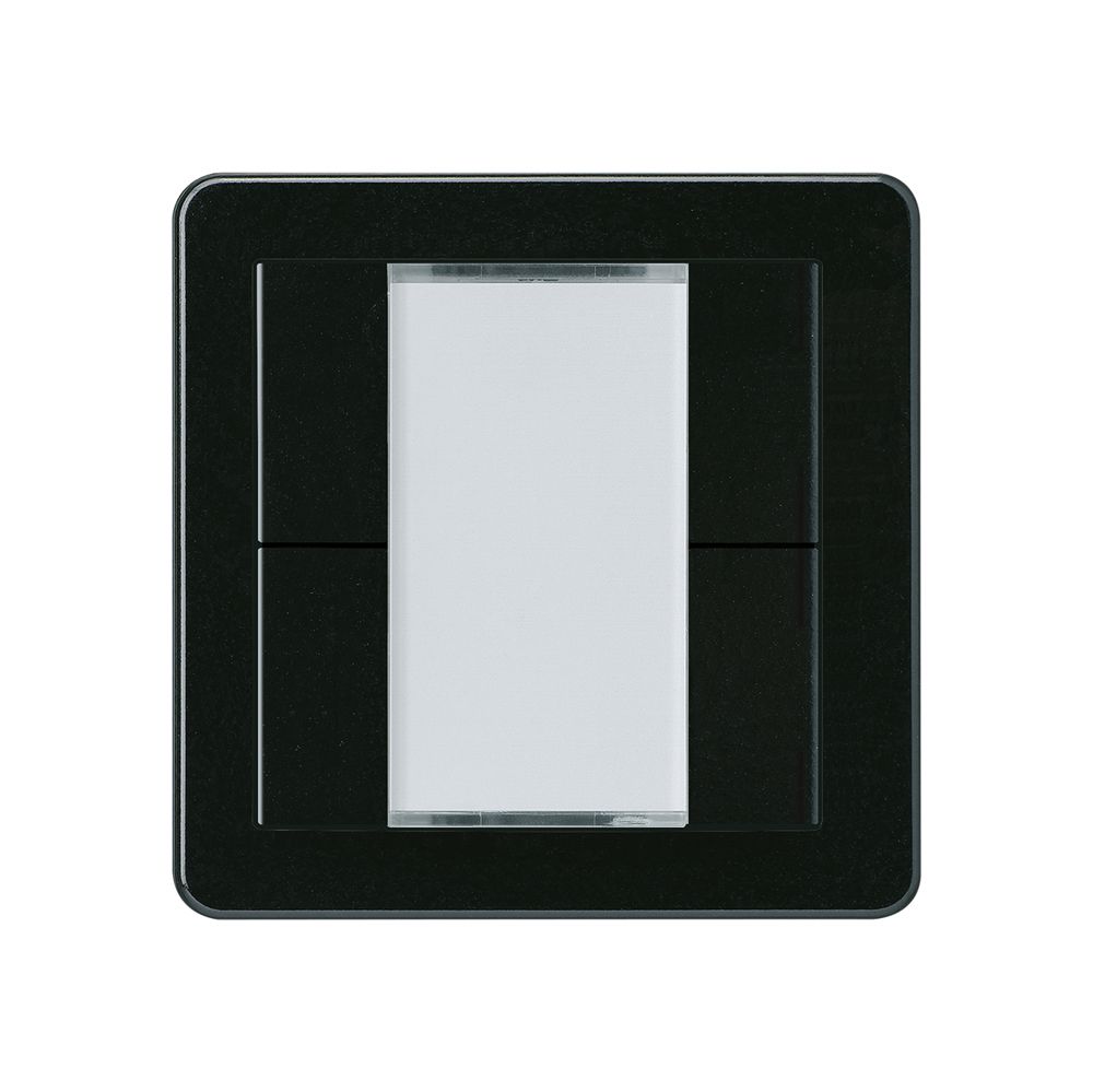 Taster Hager basico A KNX 4-fach schwarz