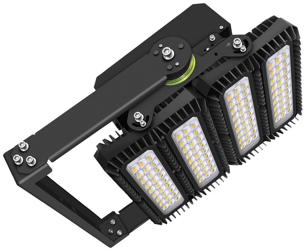 Projecteur LED AREA Expert M18 450W 61700lm 5700K IP66 VWB 685×240mm noir