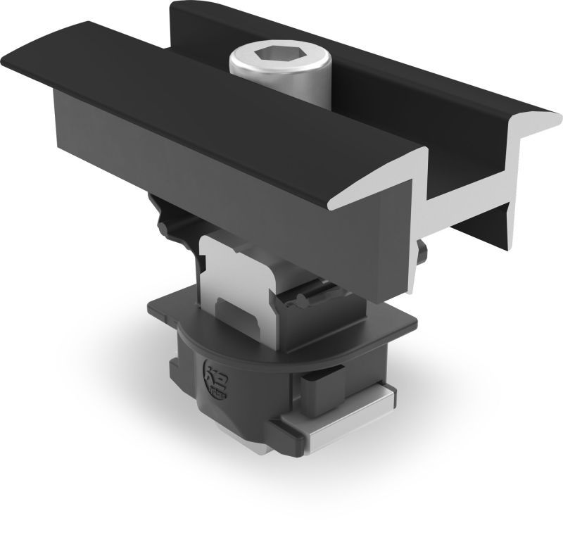 K2 Facade Clamp MC 25-40 Set, anodizzato nero