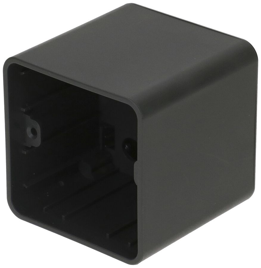 Boîtier AP MAX HAURI 1×1 65×65×65mm anthracite