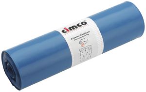 Allzweck-Abfallsack Cimco 120 Liter, recyclingfähig, blau, Rolle à 25 Stück